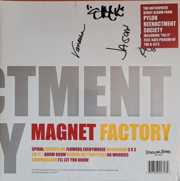 LPSTB27.jpg PYLON REENACTMENT SOCIETY - Magnet Factory (Signed Edition) - Image 1