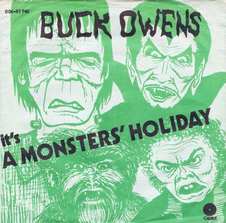 LPSUND5599LE.jpg BUCK OWENS & HIS BUCKAROOS - (Its A) Monsters Holiday (Green Vinyl) Vinyl Record - Image 1