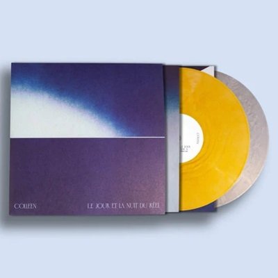 LPTHRILL596IE.jpg COLLEEN - Le Jour Et La Nuit Du Reel (Clear/Gold Fleck Vinyl) (Indie Exclusive) Vinyl Record - Image 1