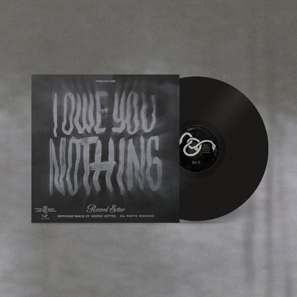 LPTSR228LE.jpg RECORD SETTER - I Owe You Nothing (Clear/Black Swirl Vinyl) - Image 1