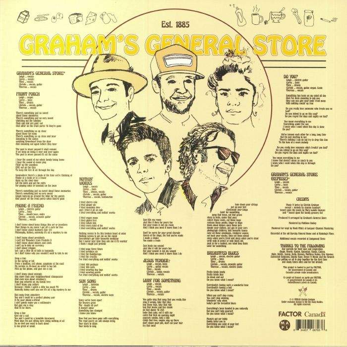 LPWABB106LE.jpg CHRISTO GRAHAM - Grahams General Store Vinyl Record - Image 1