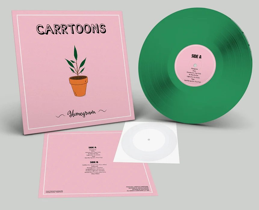 LPWEBB618DK.jpg CARRTOONS - Homegrown (Dinked Vinyl) Vinyl Record - Image 1