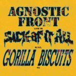 AGNOSTIC FRONT / GORILLA BISCUITS / SICK OF IT ALL - Live In N.Y.C. 91 (Galaxy Vinyl) Vinyl Record