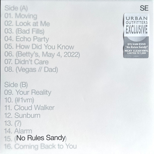 LVR03010.jpg SYLVAN ESSO - No Rules Sandy - Image 1