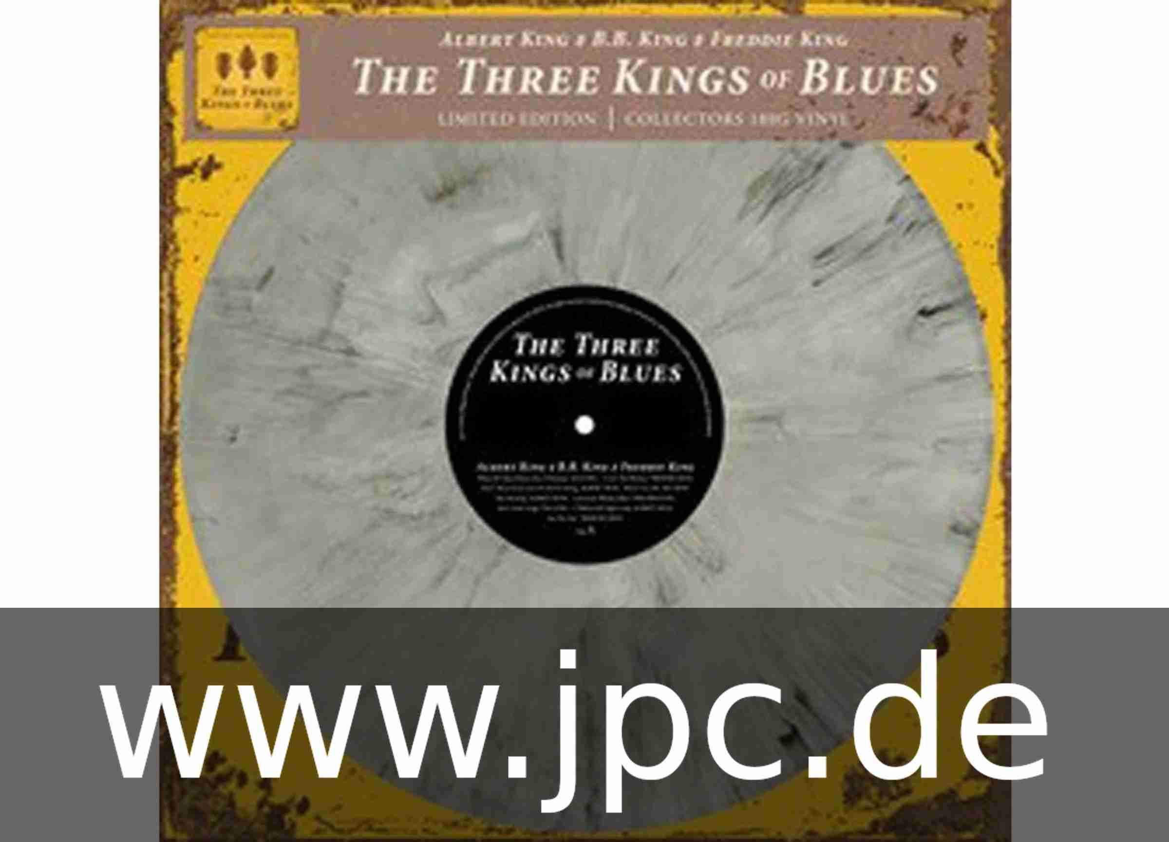 MAGICOFVINYL-3721.jpg ALBERT KING / B.B. KING / FREDDIE KING - The Three Kings Of Blues (Marbled Vinyl) Vinyl Record - Image 1