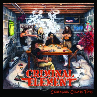 MAP097LP.jpg CRIMINAL ELEMENT - Criminal Crime Time Vinyl Record - Image 1