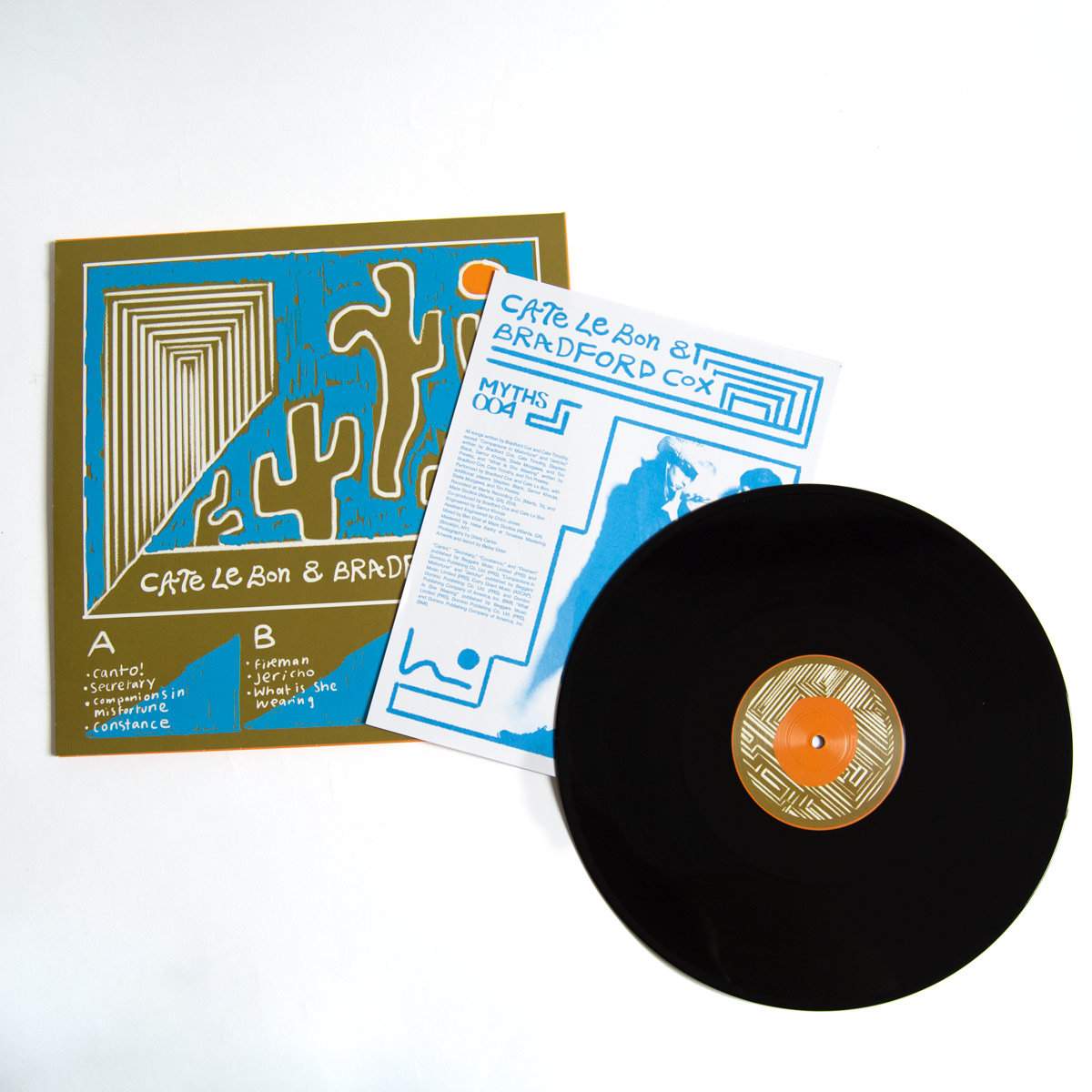 MEX259-1.jpg CATE LE BON & BRADFORD COX - MYTHS 004 Vinyl Record - Image 1