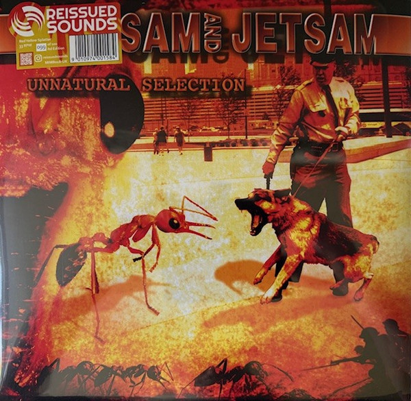 MIMB018-UK.jpg FLOTSAM AND JETSAM - Unnatural Selection (Sunburst Yellow/Red Vinyl) - Image 1
