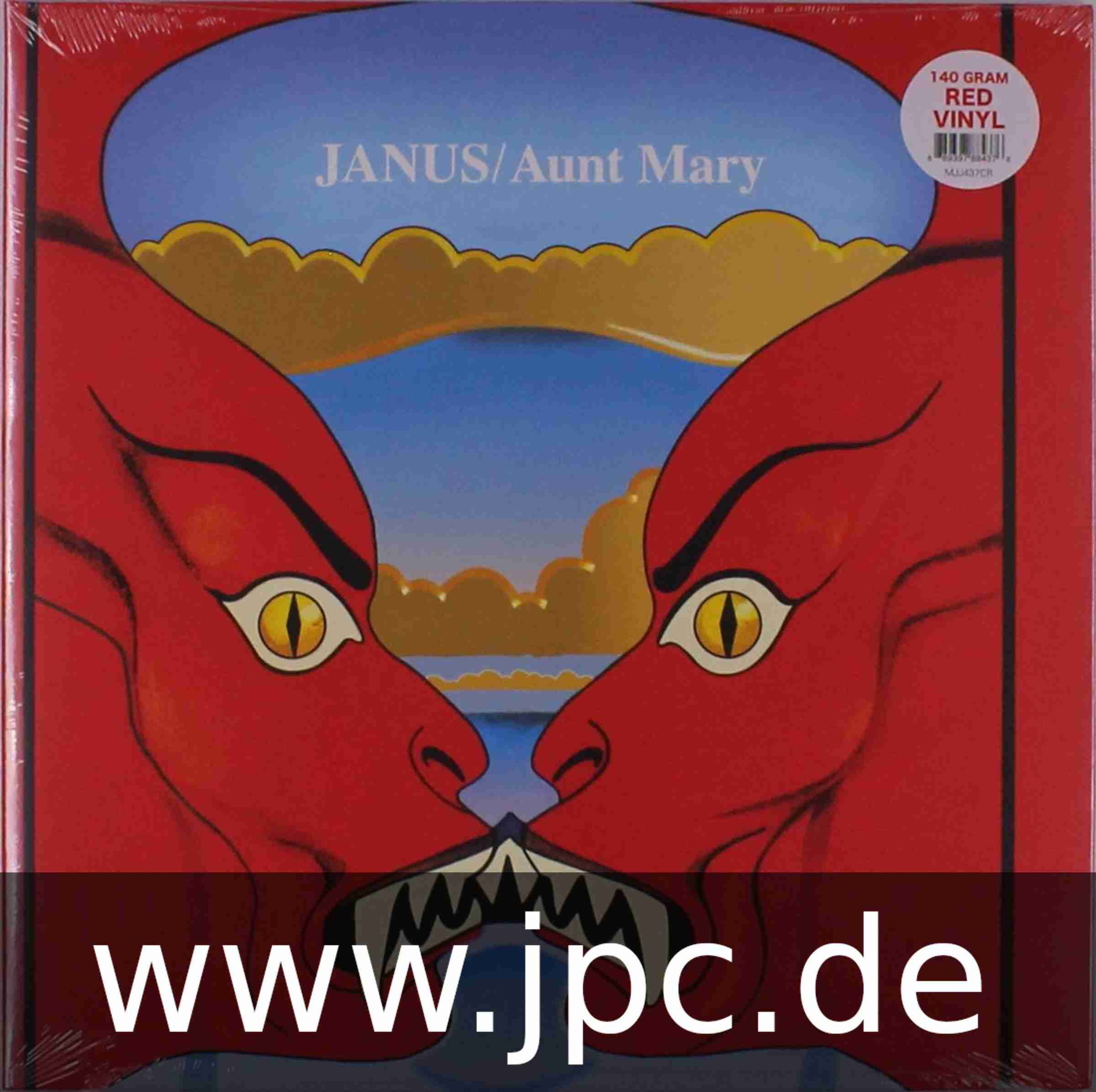 MJJ437CR.jpg AUNT MARY - Janus (Red Vinyl) Vinyl Record - Image 1