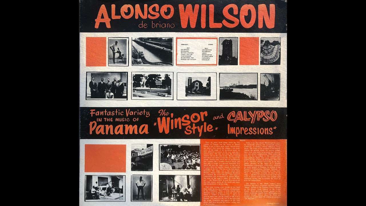 MM1001.jpg Alonso Wilson De Briano - Fantastic Variety In The Music Of Panama - The Winsor Style And Calypso Impressions Vinyl Record - Image 1