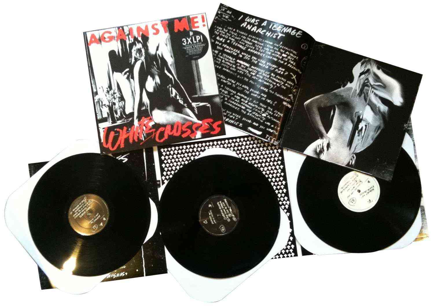 MOVLP2504.jpg Against Me - White Crosses (1LP/Black) Vinyl Record - Image 1
