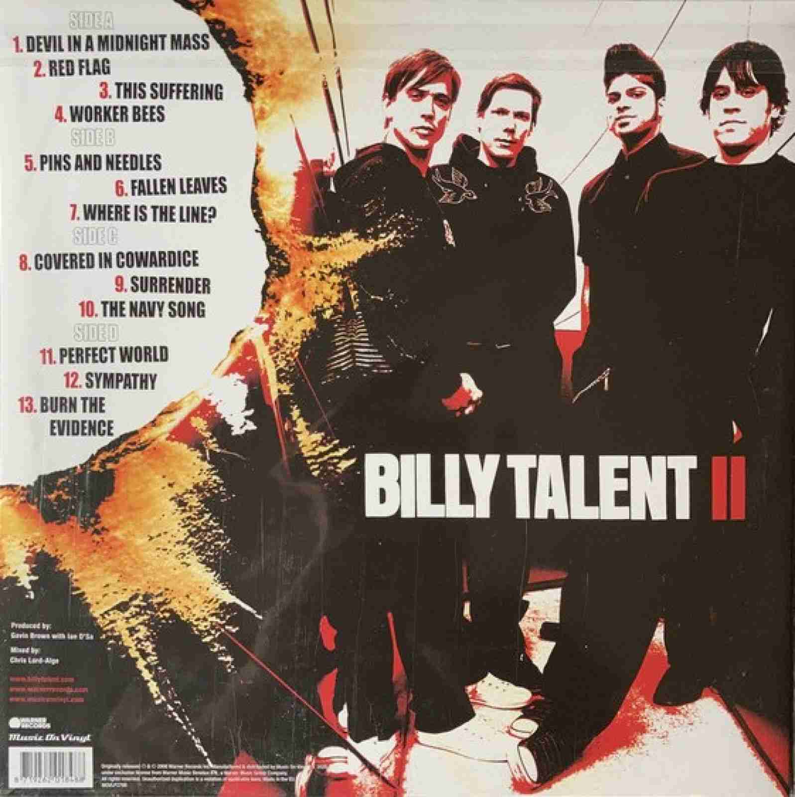 MOVLP2798.jpg Billy Talent - Billy Talent II (2LP Black) Vinyl Record - Image 1