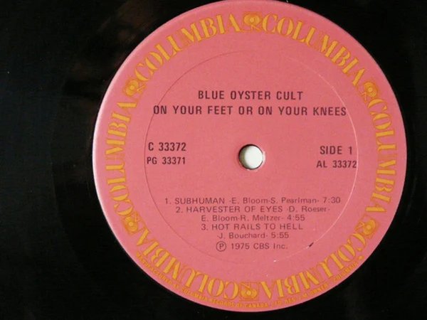 MOVLP3423C.jpg Blue Oyster Cult - On Your Feet Or On Your Knees (2LP Colour Vinyl Record - Image 1