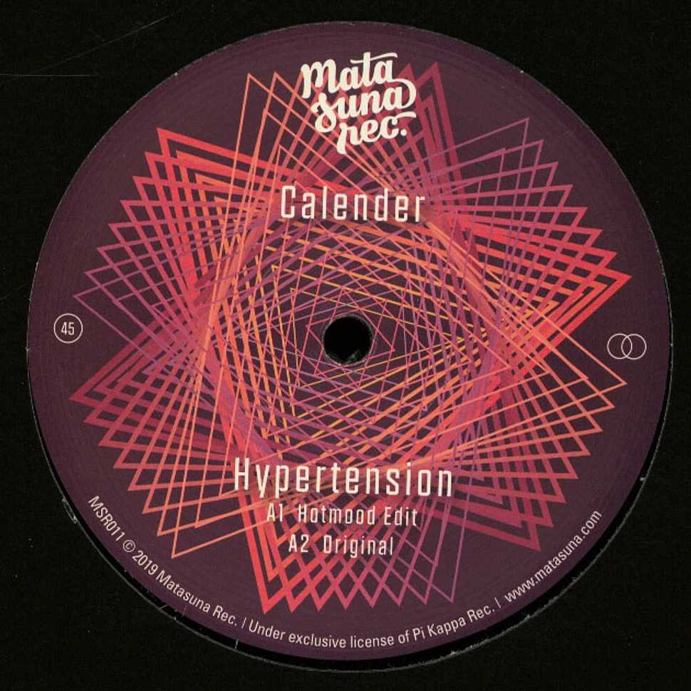 MSR011.jpg Calender - Hypertension | Ritmo Latino Vinyl Record - Image 1