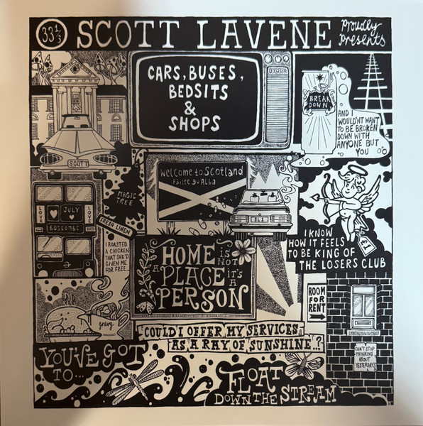 NFRLP86X.jpg SCOTT LAVENE - CARS, BUSES, BEDSITS AND SHOPS (ECO MIX COLOUR VINYL) - Image 1