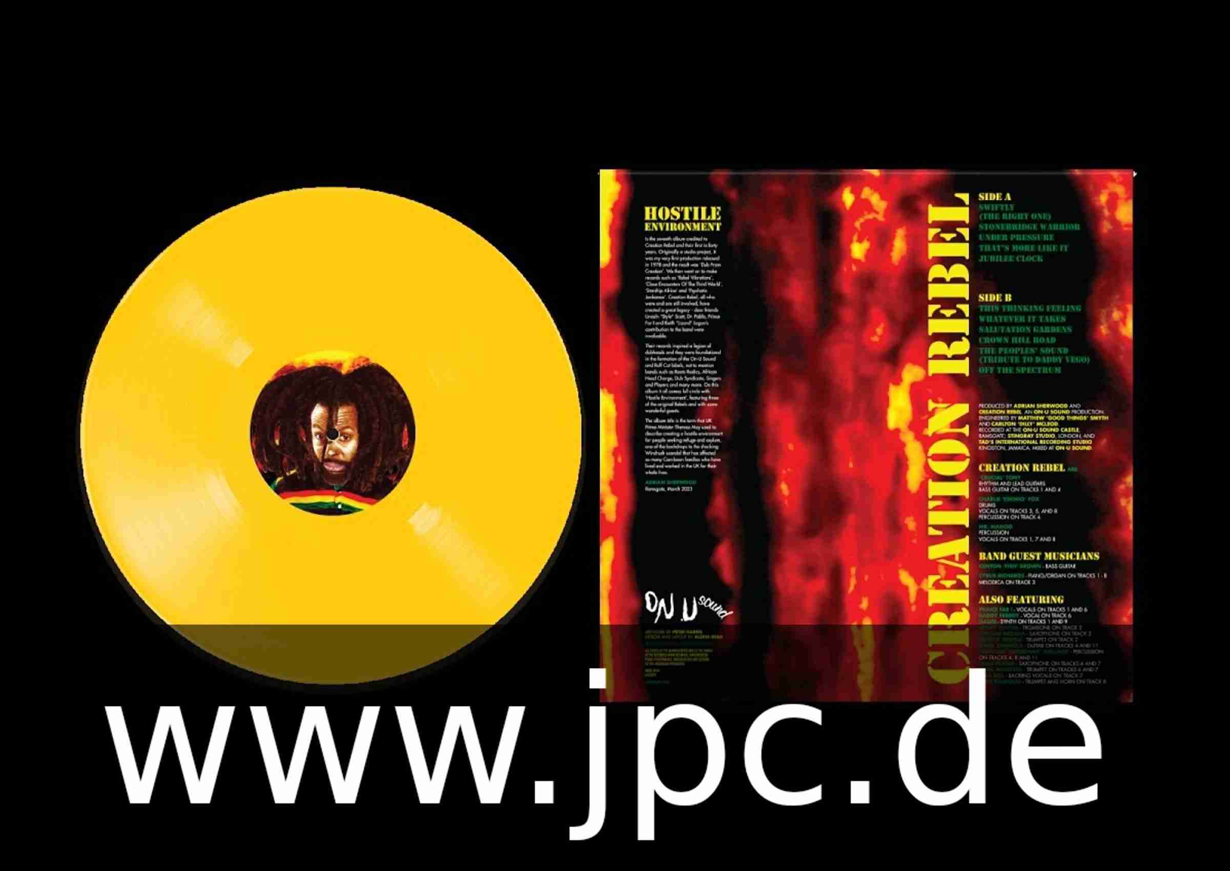 ONULP160C.jpg CREATION REBEL - HOSTILE ENVIRONMENT Vinyl Record - Image 1
