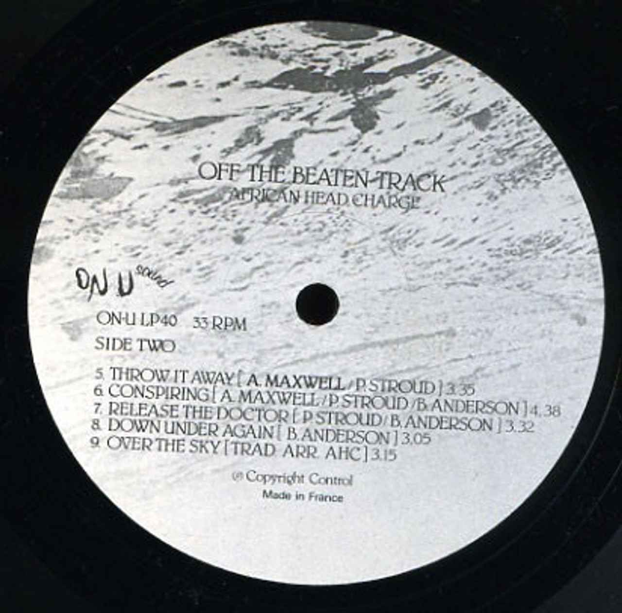 ONULP40.jpg AFRICAN HEAD CHARGE - OFF THE BEATEN TRACK Vinyl Record - Image 1