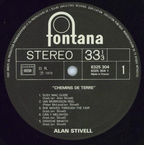 PIASC1014LP.jpg ALAN STIVELL - CHEMINS DE TERRE Vinyl Record - Image 1