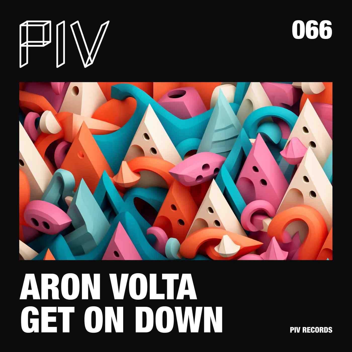 PIV066.jpg ARON VOLTA - GET ON DOWN EP Vinyl Record - Image 1