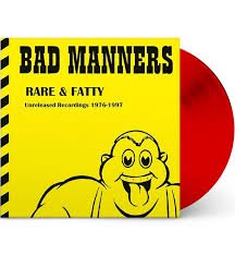 PLATE040LP.jpg BAD MANNERS - Rare And Fatty (Red Vinyl) Vinyl Record - Image 1