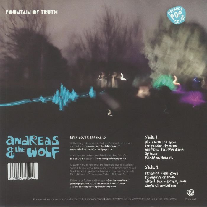 PPCO2020.jpg ANDREAS & THE WOLF - Fountain Of Truth Vinyl Record - Image 1