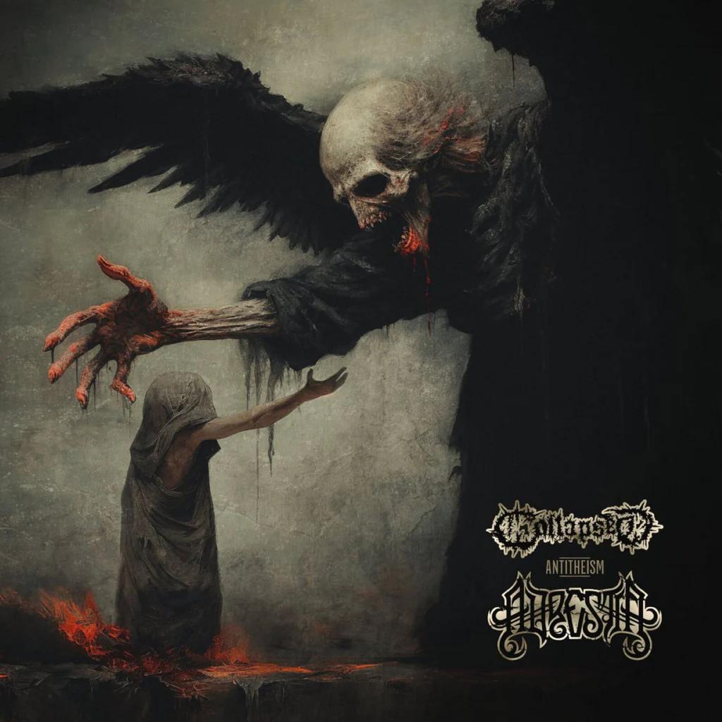 PR282.jpg ADRESTIA / COLLAPSED - ANTITHEISM Vinyl Record - Image 1