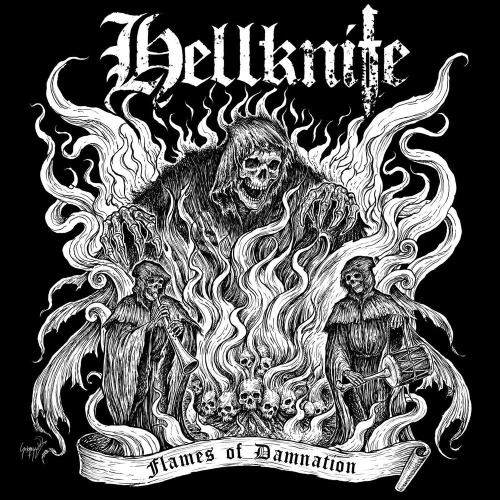 PR301.jpg HELLKNIFE - FLAMES OF DAMNATION - Image 1