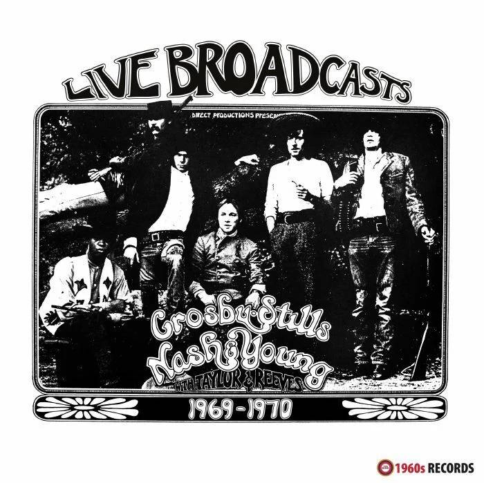 RANDB92LP.jpg CROSBY, STILLS, NASH & YOUNG - LIVE BROADCASTS 1969 - 1970 Vinyl Record - Image 1