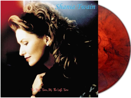 RDEG-LP-500-ME.png SHANIA TWAIN - The First Time For The Last Time (Red Marble Vinyl) Vinyl Record - Image 1