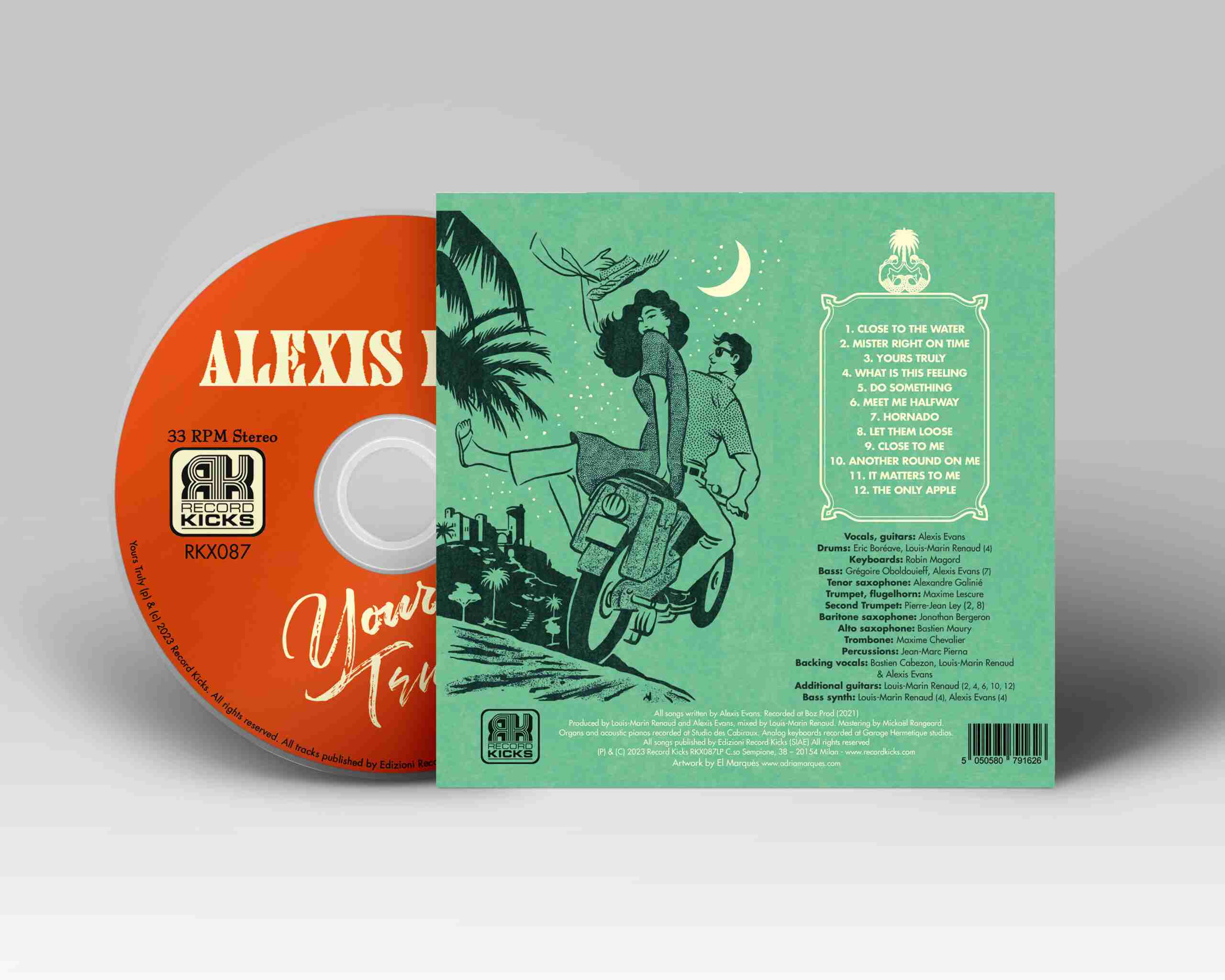 RKX087LP.jpg ALEXIS EVANS - YOURS TRULY Vinyl Record - Image 1