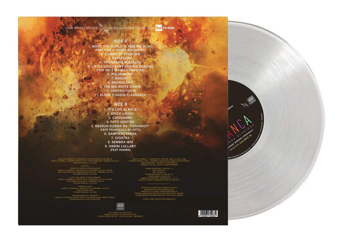 RKX093LP.jpg CALIBRO 35 - BLANCA 2 (ORIGINAL SOUNDTRACK) Vinyl Record - Image 1