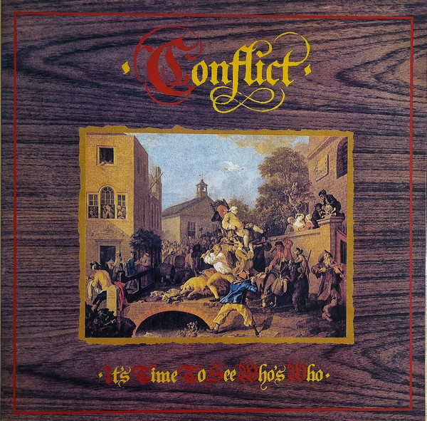 RRS20CV.jpg CONFLICT - Its Time To See Whos Who (Orange Vinyl) - Image 1