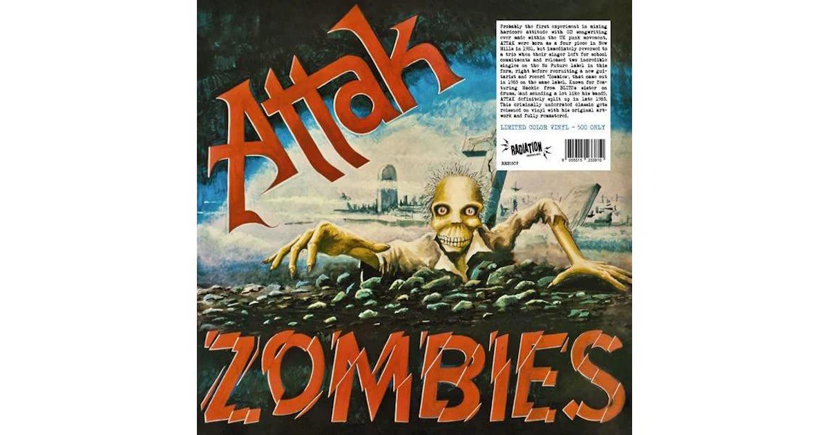RRS53CV.jpg ATTAK - Zombies (Green Vinyl) Vinyl Record - Image 1