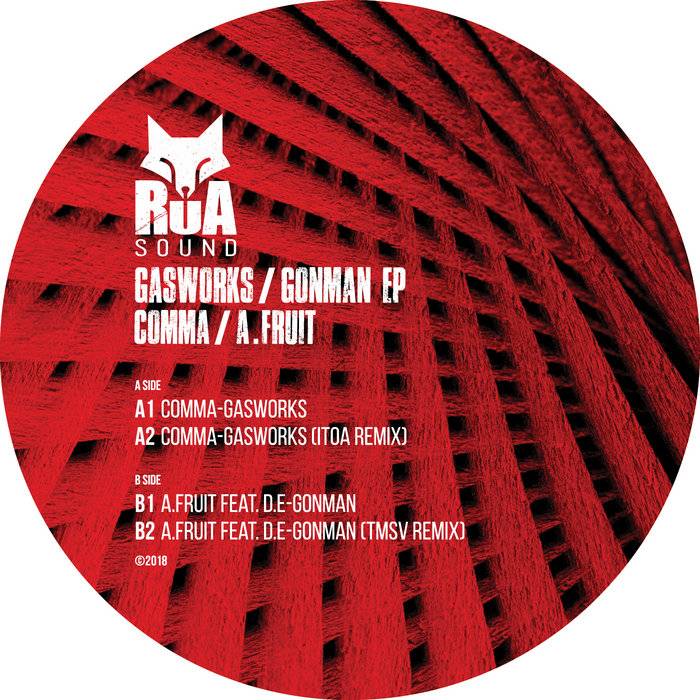 RUA007.jpg Comma & A.Fruit - Gasworks / Gonman EP Vinyl Record - Image 1