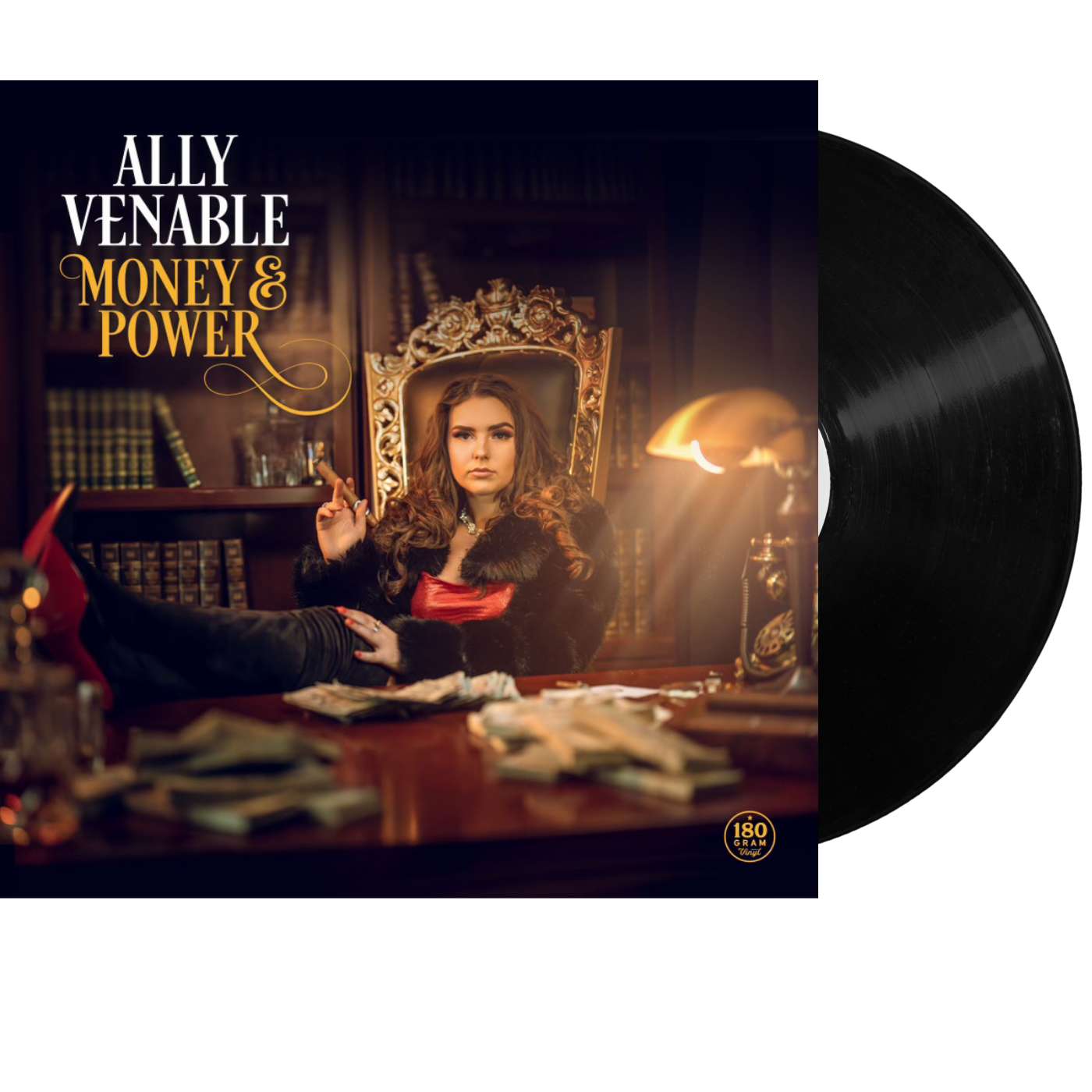 RUF2101.jpg ALLY VENABLE - MONEY & POWER Vinyl Record - Image 1
