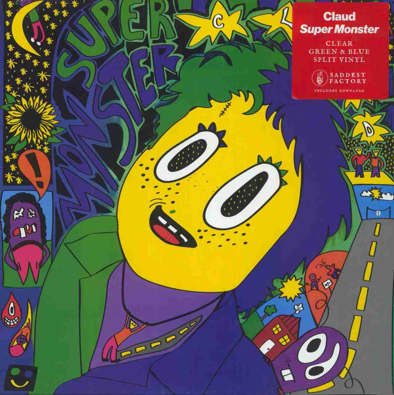 SAD001LP.jpg CLAUD - SUPER MONSTER Vinyl Record - Image 1