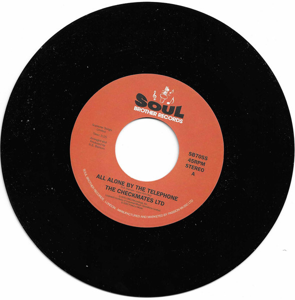 SB7055.jpg CHECKMATES LTD. - All Alone By The Telephone - Image 1