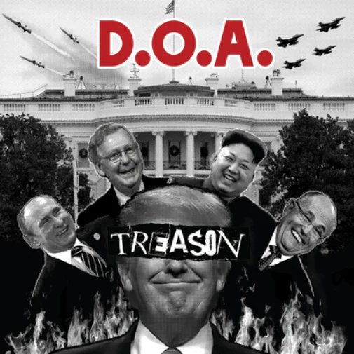 SDR0124LP.jpg D.O.A. - TREASON Vinyl Record - Image 1