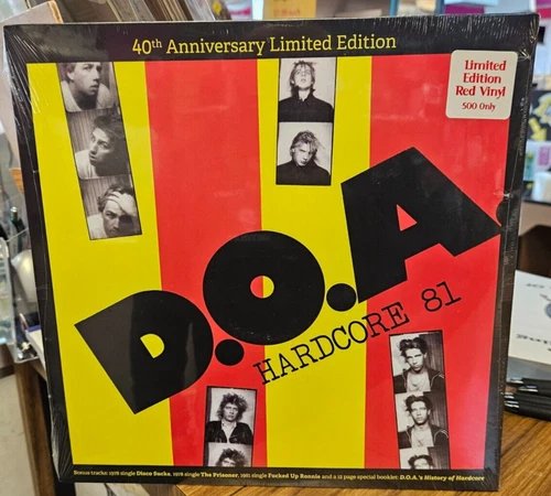 SDR0126LP.jpg D.O.A. - HARDCORE 81 Vinyl Record - Image 1