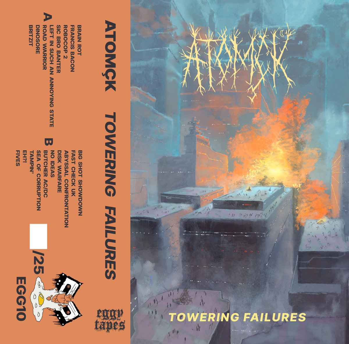 SF109.jpg ATOM??K - TOWERING FAILURES Vinyl Record - Image 1