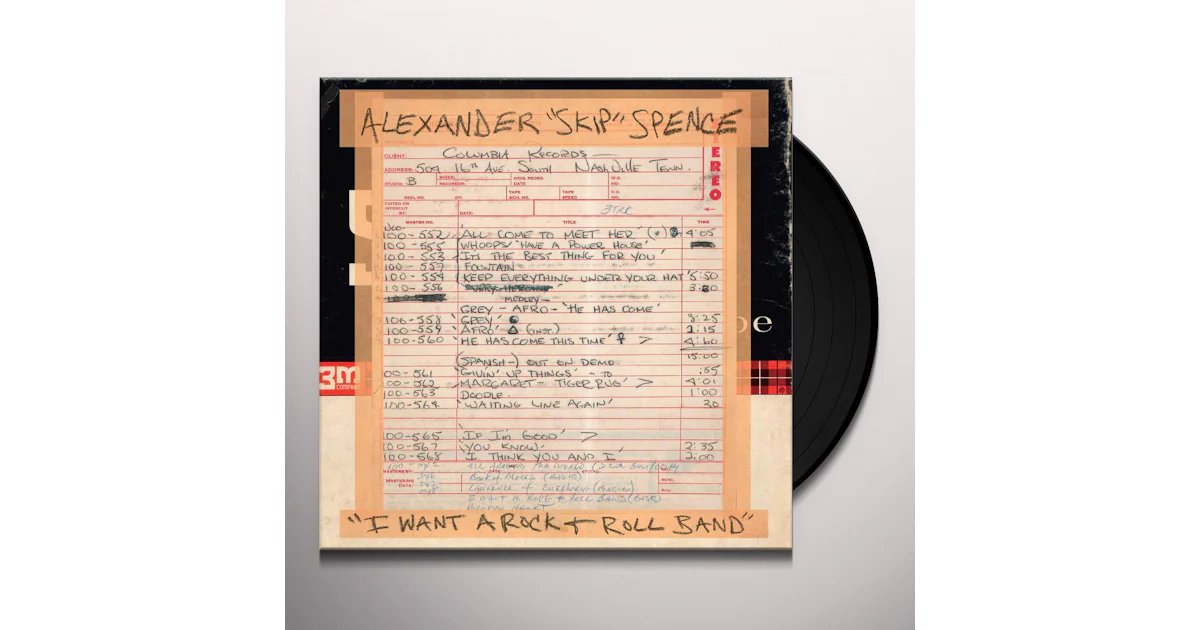 SIMH118.jpg ALEXANDER SKIP SPENCE - I Want A Rock & Roll Band / I Got A Lot To Say / Mary Jane Vinyl Record - Image 1