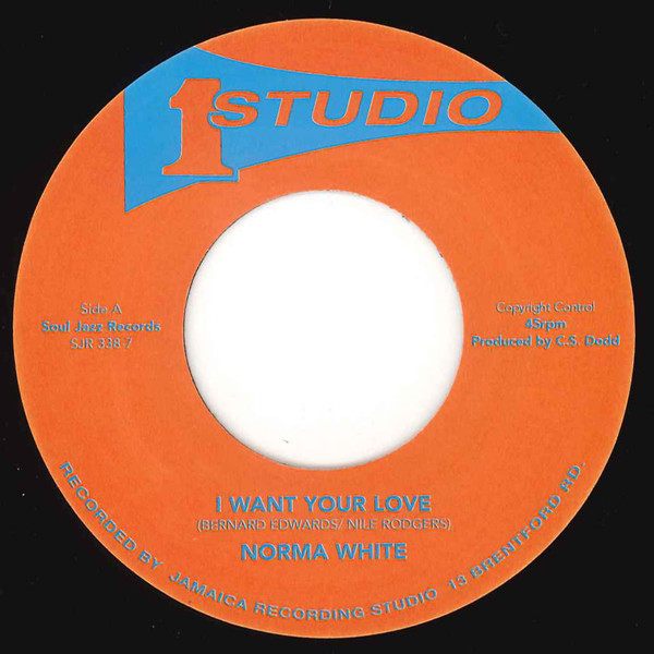 SJR338-7.jpg SOUL JAZZ RECORDS PRESENTS STUDIO ONE 45S: NORMA W - I WANT YOUR LOVE / I WANT YOUR LOVE (VERSION) - Image 1