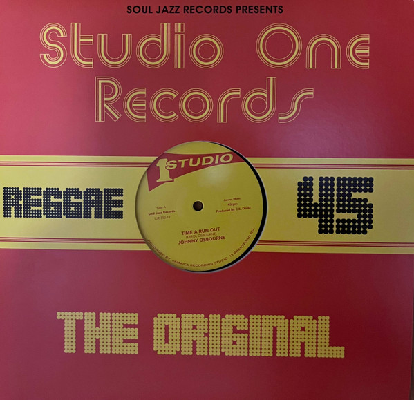 SJR350-12.jpg SOUL JAZZ RECORDS PRESENTS STUDIO ONE 12" SINGLES: - TIME A RUN OUT / GOT TO FIGHT - Image 1
