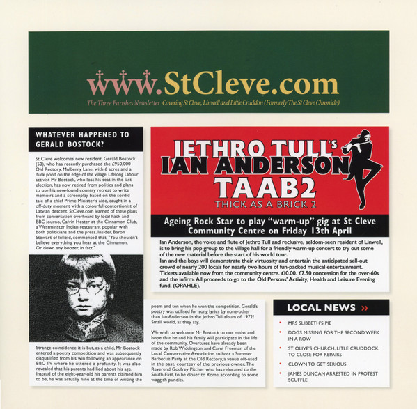 SMALP1294.jpg IAN ANDERSON - THICK AS A BRICK 2 (HALF-SPEED - Image 1