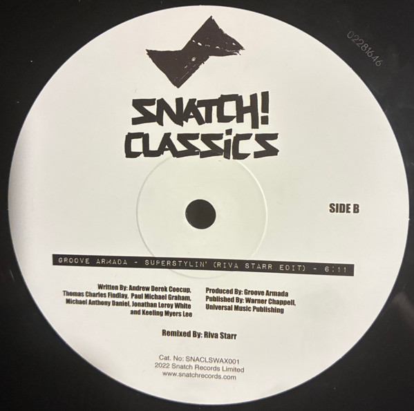 SNACLSWAX001.jpg Bob Sinclar / Groove Armada - I Feel For You (Star B Remix) / Superstylin' (Riva Starr Edit) - Image 1