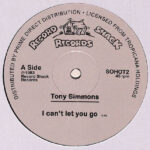 Tony Simmons - I can't let you go / Galactic Funk