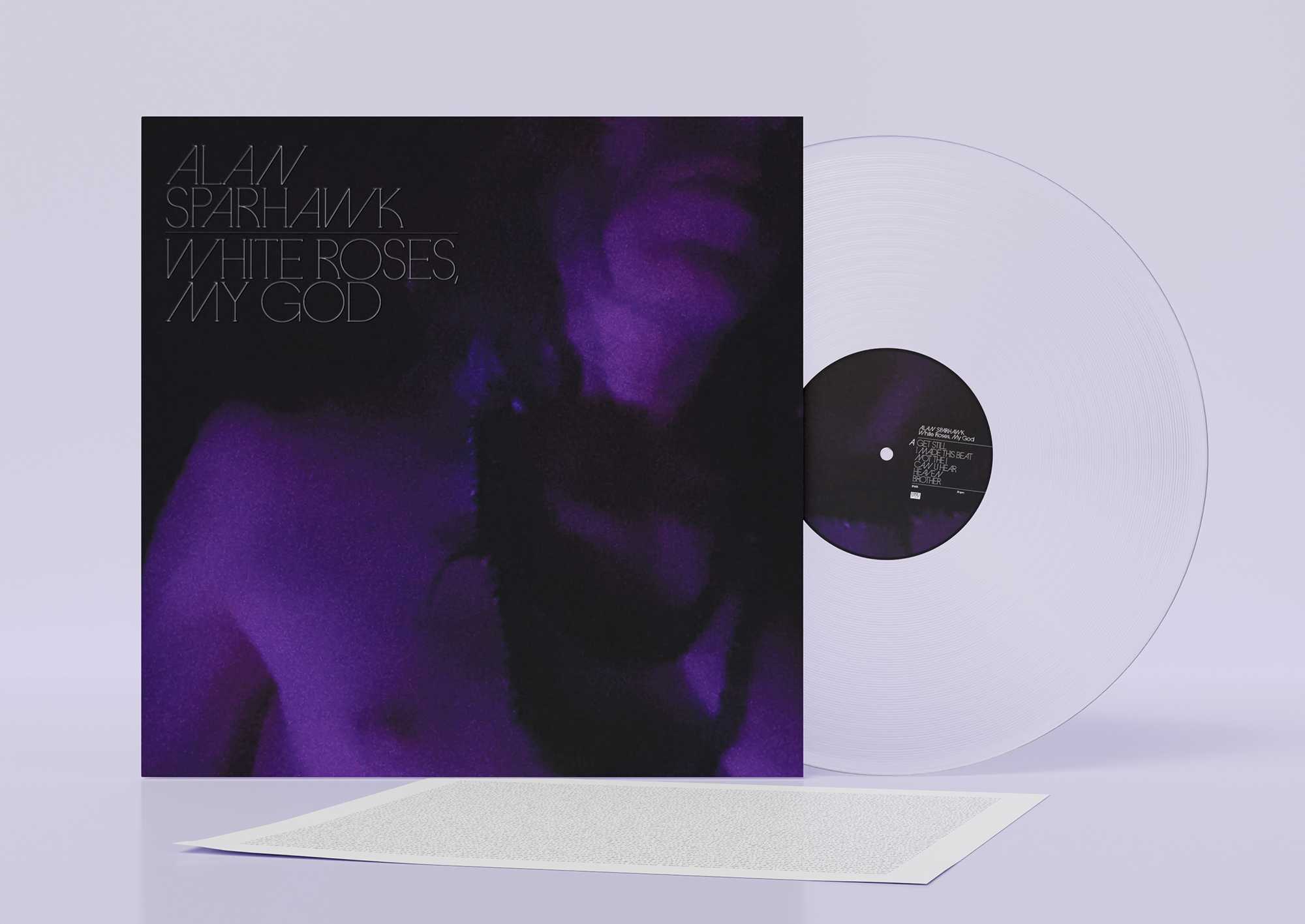 SP1655X.jpg ALAN SPARHAWK - WHITE ROSES, MY GOD Vinyl Record - Image 1