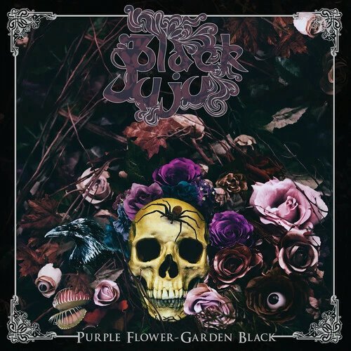 SR0264LP.jpg BLACK JUJU - Purple Flower. Garden Black Vinyl Record - Image 1