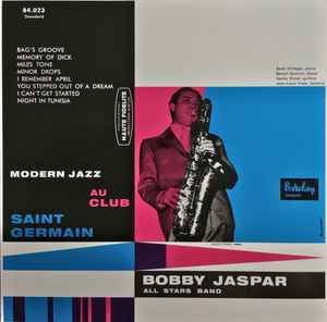 SR07.jpg BOBBY JASPAR - Modern Jazz Au Club Saint-Germain Vinyl Record - Image 1
