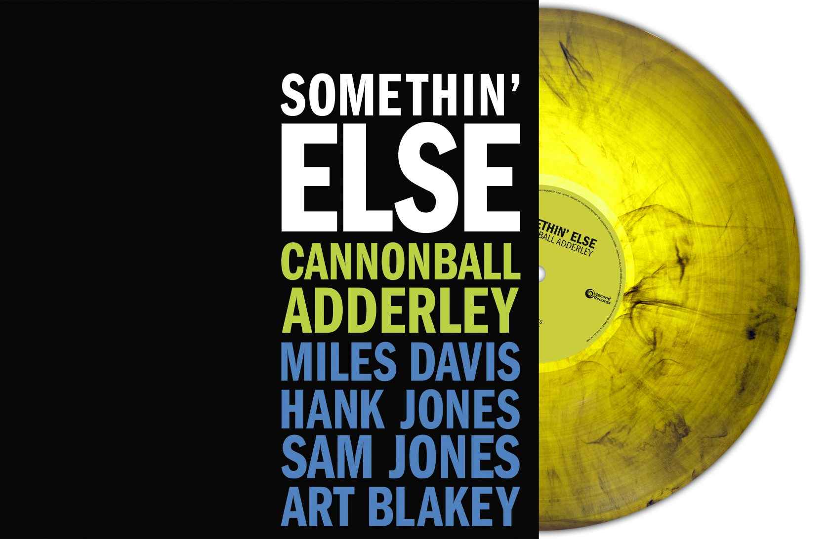 SRPD0029ME.jpg CANNONBALL ADDERLEY - Somethin Else (Yellow Marble Vinyl) Vinyl Record - Image 1